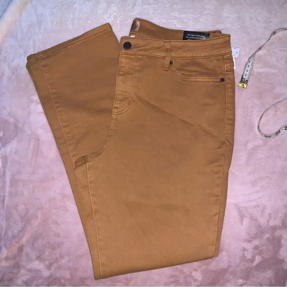 dress barn brown pants Dress Barn Womens Size 6 Brown Pull-On Trouser Pants Tummy-Control NWT